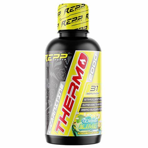 RAZE REPP SPORTS L - Carnitine 2000 Thermo Liquid 31 Servings Baja Lime Flavor