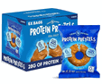 Crisp Power Protein Pretzels 28g Protein Sea Salt Flavored (6 Bags)