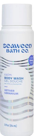 Seaweed Bath Co. - Calm Body Wash Vetiver Geranium 12 ounce
