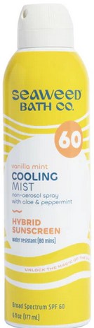 Seaweed Bath Co. - Cooling Mist Spf 60 Spray 6 ounce