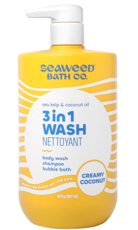 Seaweed Bath Company Body Wash Creamy Coconut 30Fl Oz