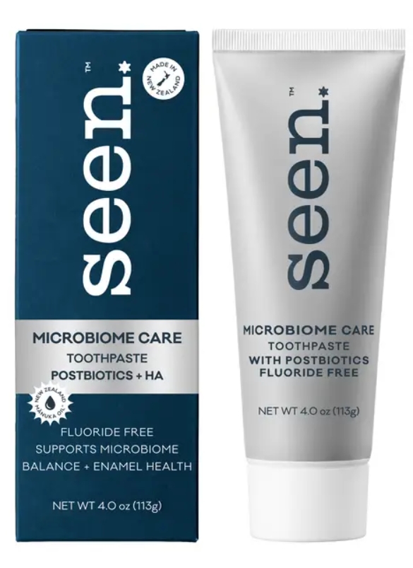 seen - Microbiome Care Toothpaste Postbiotics + Hydroxyapatite 4 oz