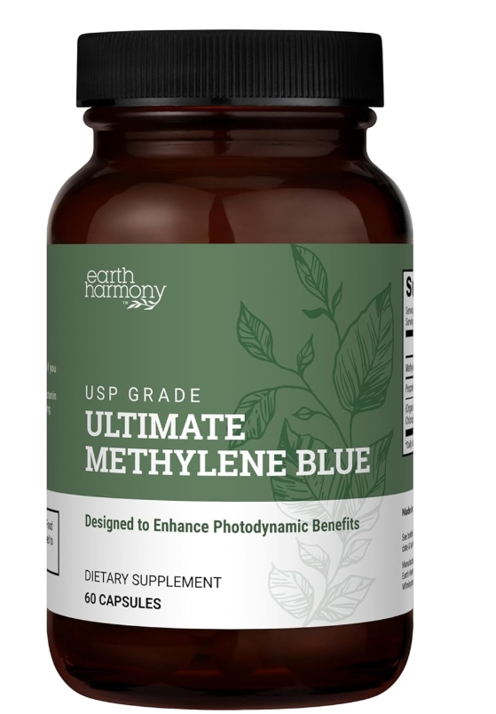 Global Healing - Earth Harmony USP Grade Ultimate Methylene Blue 60 Capsules