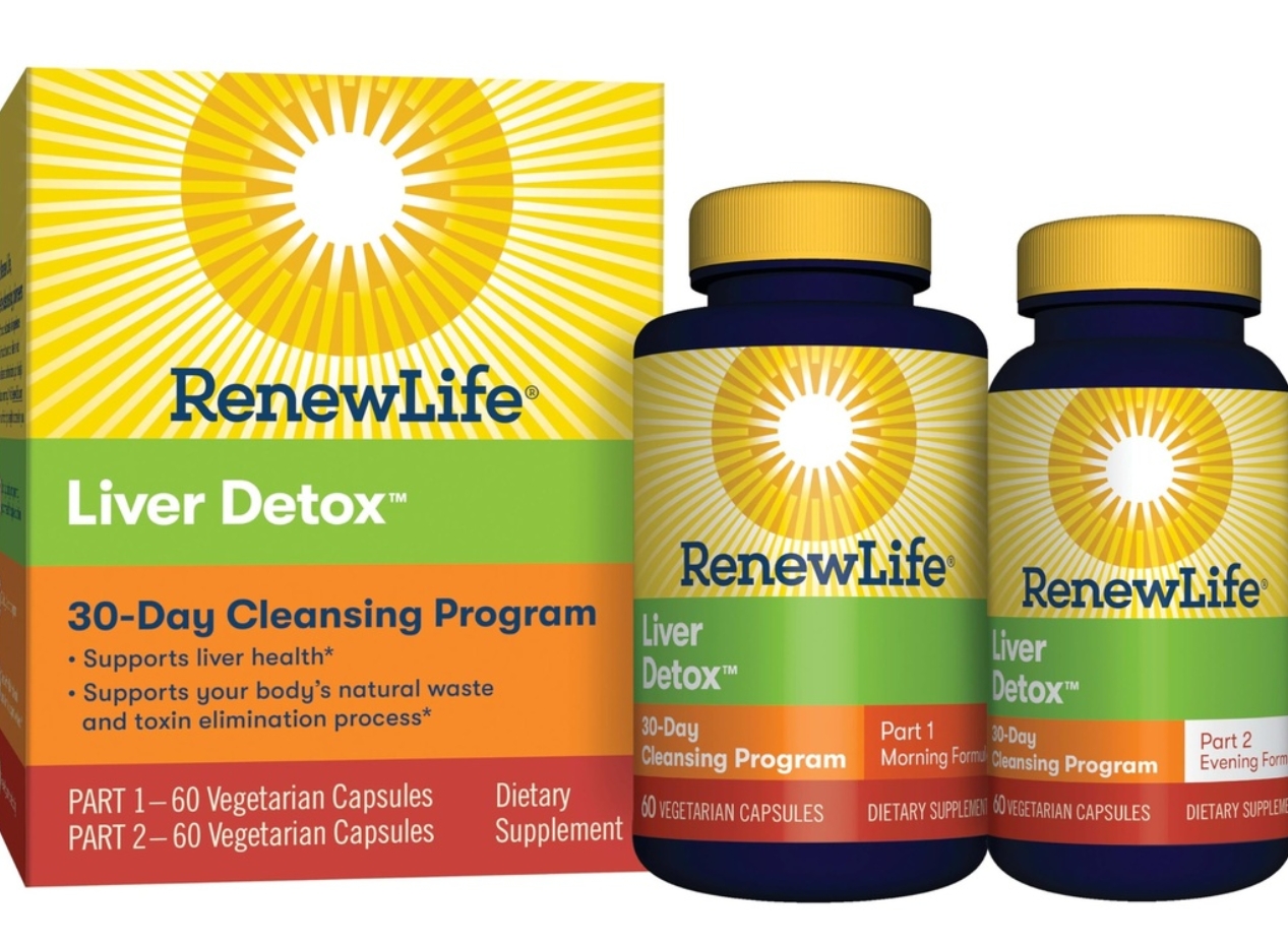 Renew Life Liver Detox 30 Day Program 2 part Kit