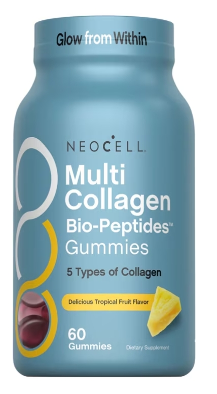 NeoCell Multi Collagen Bio - Peptides Gummies Tropical Flavor 60 Gummies
