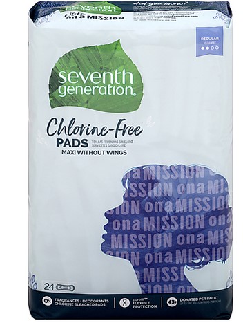 Seventh Generation Pads Maxi Regular  24 CT-OUT OF STOCK