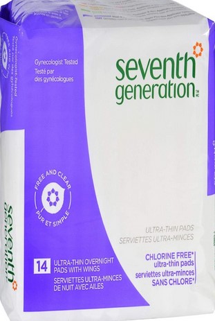 Seventh Generation Pads Overnight Ultra-Thin  14 CT