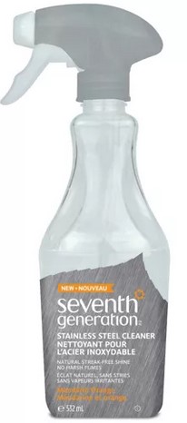 Seventh Generation Cleaner Stainless Steal Mandarine Orange  18 FZ