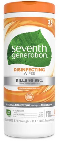 Seventh Generation Wipes Multi-Surface Disinfecting  35 CT-OUT OF STOCK