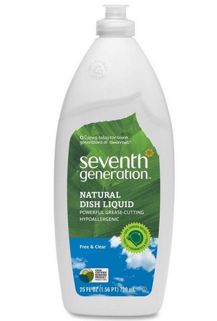 Seventh Generation Dish Liq,Free & Clear  25 FZ-OUT OF STOCK