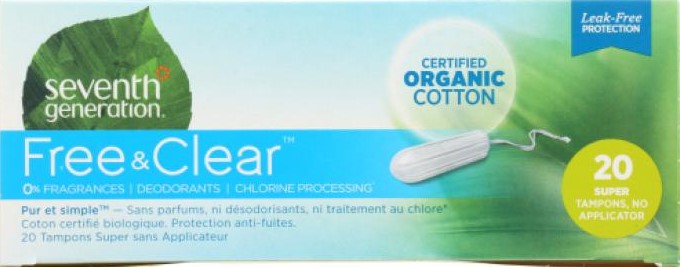 Seventh Generation Tampon Super Digital  20 CT