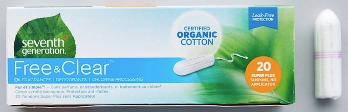 Seventh Generation Tampon,Super Plus,Dgtl  20 CT