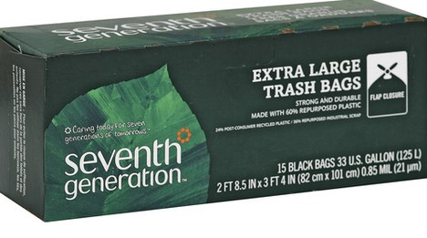 Seventh Generation Trash Bags Large 33 Gal  15 CT