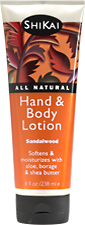 Shikai Hand & Body Lotion Sandalwood Amber 8 oz