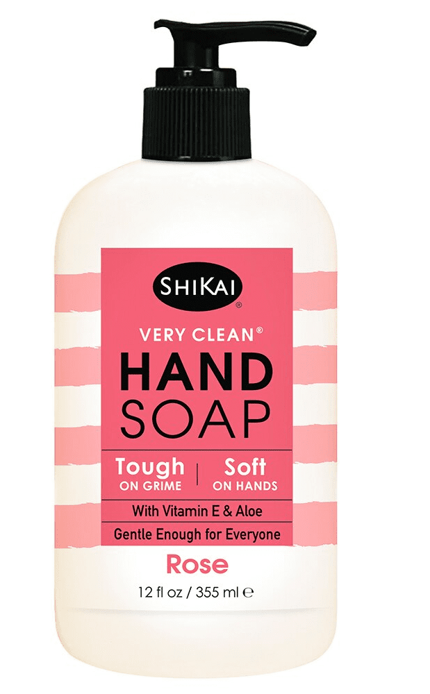 Shikai Very Clean Hand Soap Rose 12/oz-OUT OF STOCK