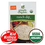 Simply Organic -  Dip Mix Ranch 1.5 oz.