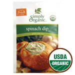 Simply Organic Organic Spinach Dip Mix 1.41 OZ