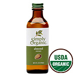 Simply Organic -  Extract Almond 4 oz.