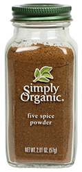 Simply Organic - Five Spice,Og2,Powder 2.01 Oz
