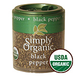 Simply Organic Organic Medium Grind Black Pepper; Mini .56 OZ-OUT OF STOCK
