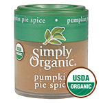 Simply Organic MINI,OG,PUMKIN PIE SPICE .46 OZ-OUT OF STOCK