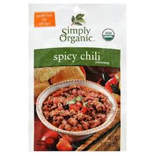 Simply Organic - Seasoning Mix Chili Spicy 1.16 oz.