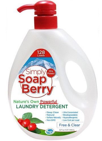 Simply Soap Berry Laundry Detergent Free & Clear 64 Load 32 FZ
