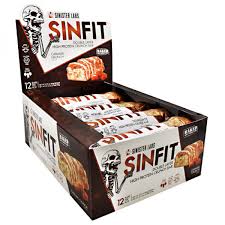 Sinister Labs Sinfit Bar Caramel Crunch 12/B 2.1 oz/ea  TEMPORARILY UNAVAILABLE