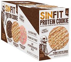 Sinister Labs SinFit Protein Cookie Penut Butter Cookie 20g 10/Box      TEMPORARILY UNAVAILABLE