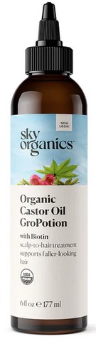 Sky Organics - Organic Castor Oil Gropotion 6 ounce