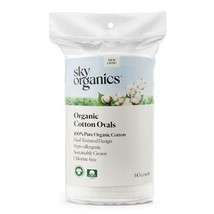 Sky Organics - Organic Cotton Ovals 60 ct