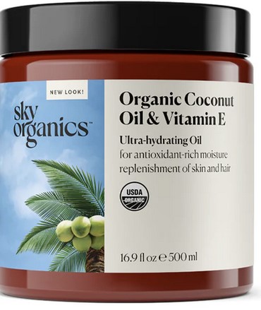 Sky Organics - Organic Vitamin E Infused Coconut Oil 16.9 ounce