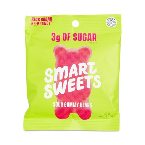 Smart Swets Gummy Bears 12/1.8oz Sour
