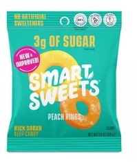 Smart Swets Peach Rings 12/1.8 oz