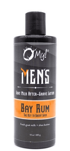 O My!  (Men's) Goats Milk After - Shave Lotion 10/oz Bay Rum
