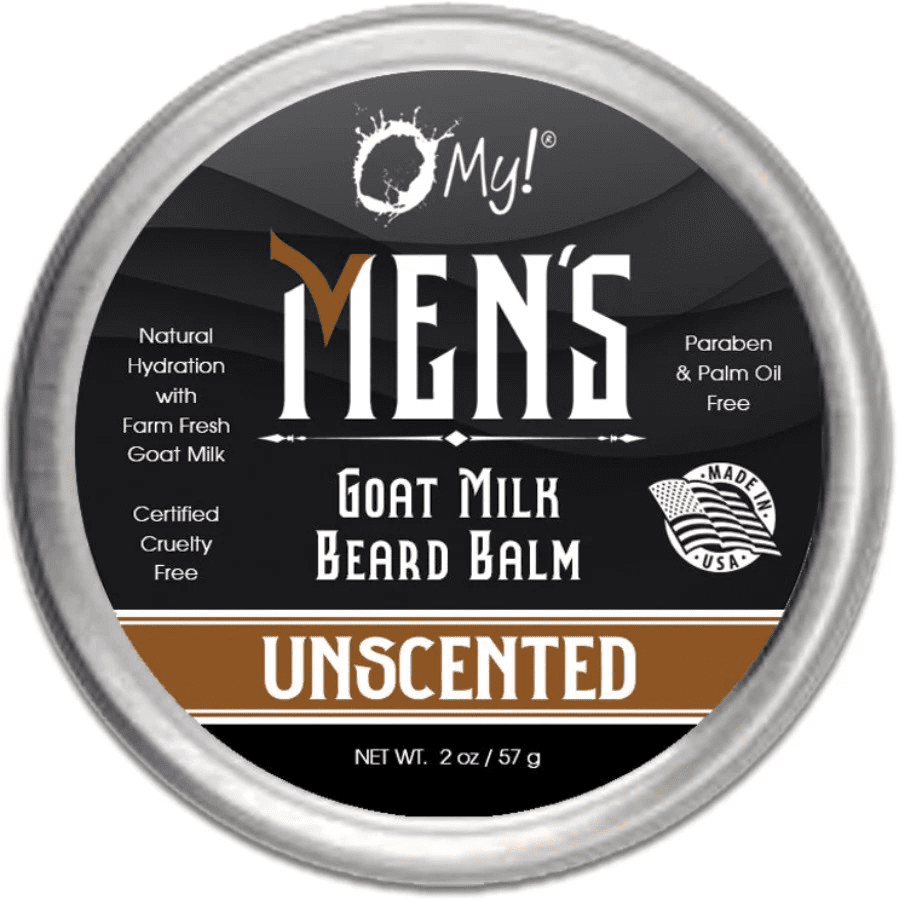 O My!  (Men's) Goats Milk Beard Balm Tin 2/oz