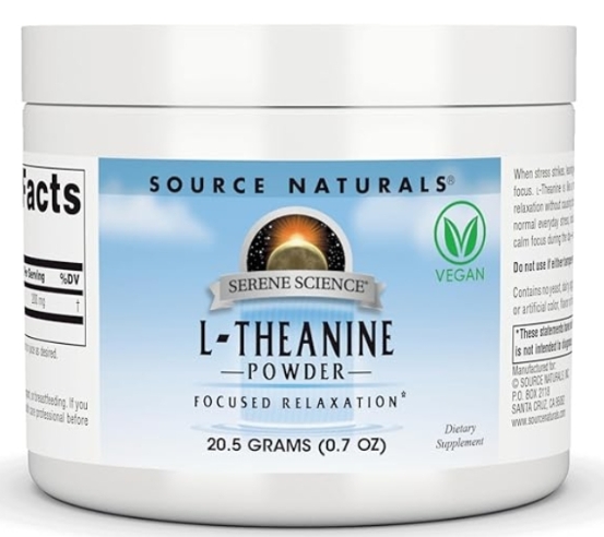 Source Naturals L-Theanine Powder 20.5 gm