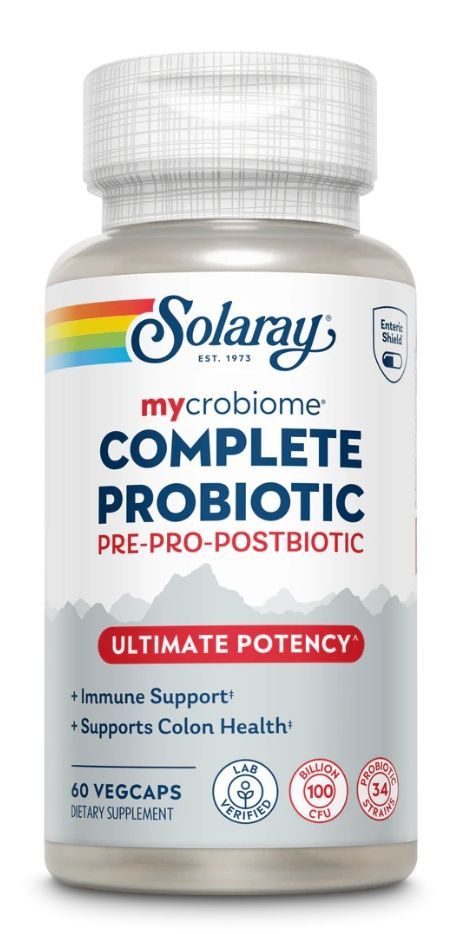 Solaray Complete Probiotic Ultimate Potency 100 Billion CFU 60vc