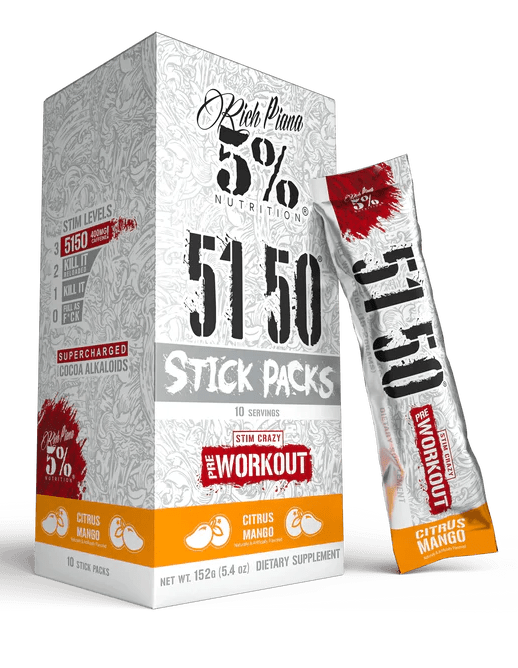5% Nutrition 51 50 STK Pre- Workout Citrus Mango 10 Servings