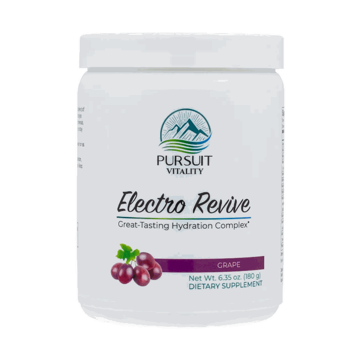 Pursuit Vitality - Electro Revive Hydration Complex 6.35 oz Grape Flavor 30Servings