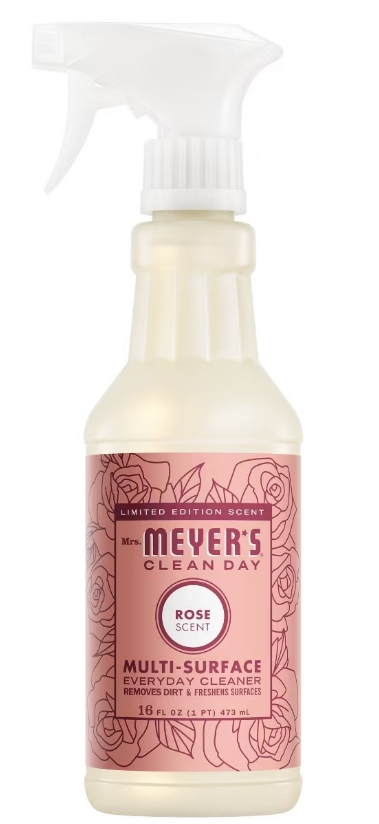 Mrs Meyers - Cleaner Multi Surface Spray Rose 16floz