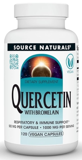 Source Naturals Quercetin with Bromelain 120 vegan caps