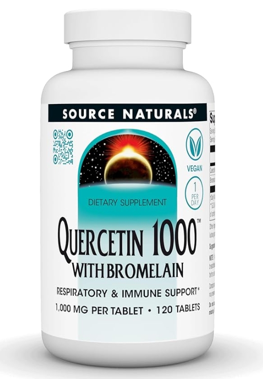 Source Naturals Quercetin 1000mg with Bromelain 120 tabs