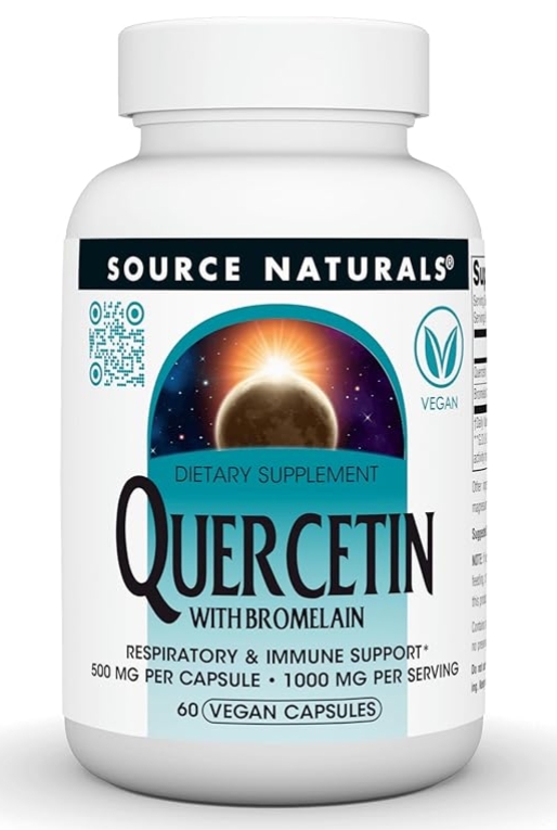 Source Naturals Quercetin with Bromelain 60 vegan caps