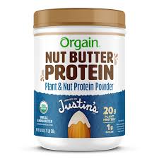 Orgain Nut Butter Protein Powder - Vanilla Almond Butter 20g Protein 14 Servings