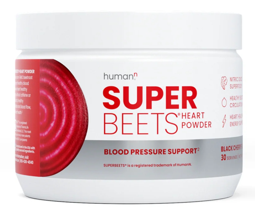 Humann Super Beets Heart Powder 30 Servings Black Cherry Flavor