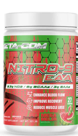 META-COM NITRO-9 EAA 27 Servings Mega Melon
