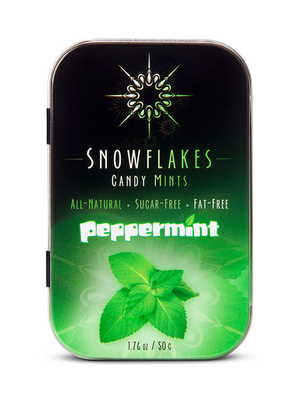 Snowflakes Candy Peppermint Candy Mints 1 Tin-OUT OF STOCK