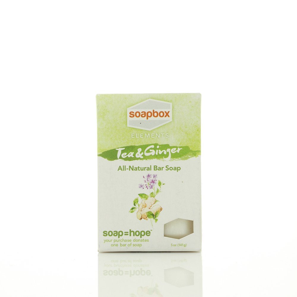 Soap Box All Natural Bar Soap Tea & Ginger 5oz-OUT OF STOCK