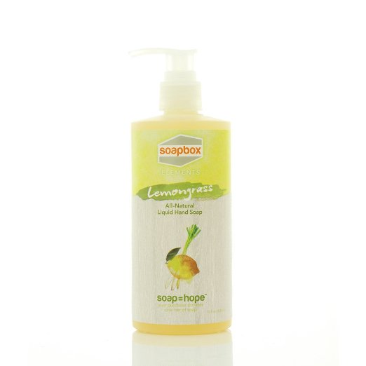 Soap Box All Natural Liquid Hand Soap Lemongrass 12oz